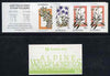 Australia 1986 Alpine Wildflowers 80c booklet complete & pristine, SG SB55