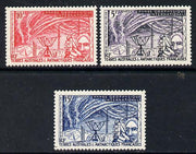 French Southern & Antarctic Territories 1957 Int Geophysical Year set of 3 unmounted mint SG 19-21