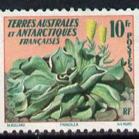 French Southern & Antarctic Territories 1959 Pringlea 10f unmounted mint SG 22