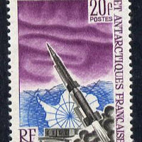 French Southern & Antarctic Territories 1966 Launching of First Space Probe 20f unmounted mint SG 43