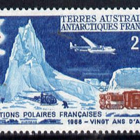 French Southern & Antarctic Territories 1969 French Polar Exploration 25f unmounted mint SG 52