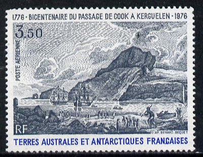 French Southern & Antarctic Territories 1976 Bicentenary of Cook's Passage 3f50 unmounted mint SG 109