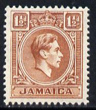 Jamaica 1938-52 KG6 1.5d brown unmounted mint, SG 123