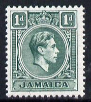 Jamaica 1938-52 KG6 1d blue-green unmounted mint, SG 122a