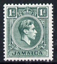 Jamaica 1938-52 KG6 1d blue-green unmounted mint, SG 122a