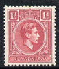 Jamaica 1938-52 KG6 1d scarlet unmounted mint, SG 122