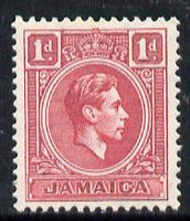 Jamaica 1938-52 KG6 1d scarlet unmounted mint, SG 122