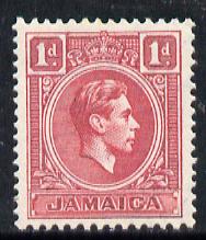 Jamaica 1938-52 KG6 1d scarlet unmounted mint, SG 122