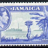 Jamaica 1938-52 KG6 Bananas 3d greenish-blue & ultramarine unmounted mint, SG 126b