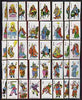 Match Box Labels - complete set of 40 Oriental Mythological Characters (brown borders), superb unused condition (Tin Wah Match Co)