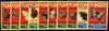 Match Box Labels - complete set of 10 Butterflies, superb unused condition (Dutch Vlinder series)