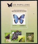 Guinea - Conakry 2014 Butterflies #4 imperf s/sheet unmounted mint. Note this item is privately produced and is offered purely on its thematic appeal