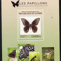Guinea - Conakry 2014 Butterflies #5 imperf s/sheet unmounted mint. Note this item is privately produced and is offered purely on its thematic appeal