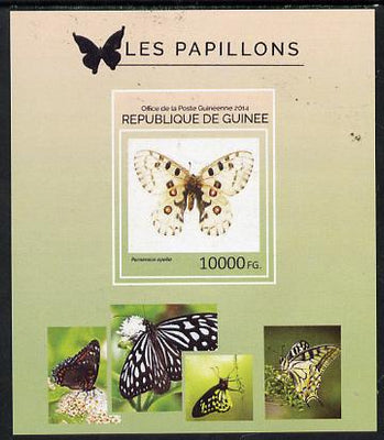 Guinea - Conakry 2014 Butterflies #6 imperf s/sheet unmounted mint. Note this item is privately produced and is offered purely on its thematic appeal