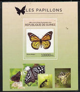 Guinea - Conakry 2014 Butterflies #7 imperf s/sheet unmounted mint. Note this item is privately produced and is offered purely on its thematic appeal