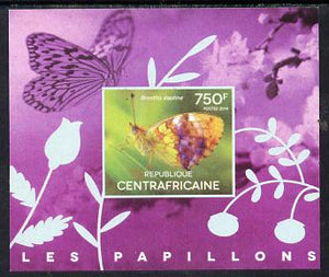 Central African Republic 2014 Butterflies #03 imperf s/sheet A unmounted mint. Note this item is privately produced and is offered purely on its thematic appeal