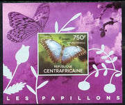Central African Republic 2014 Butterflies #03 imperf s/sheet B unmounted mint. Note this item is privately produced and is offered purely on its thematic appeal