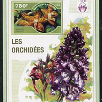 Niger Republic 2014 Orchids #2 imperf s/sheet unmounted mint. Note this item is privately produced and is offered purely on its thematic appeal