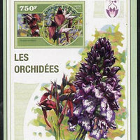 Niger Republic 2014 Orchids #4 imperf s/sheet unmounted mint. Note this item is privately produced and is offered purely on its thematic appeal