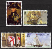 Gibraltar 2005 Bicentenary of the Battle of Trafalgar set of 4 unmounted mint, SG 1120-23