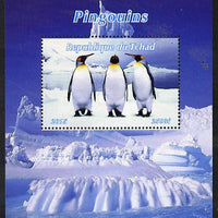 Chad 2015 Penguins perf deluxe sheet unmounted mint. Note this item is privately produced and is offered purely on its thematic appeal. .