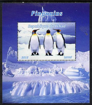 Chad 2015 Penguins perf deluxe sheet unmounted mint. Note this item is privately produced and is offered purely on its thematic appeal. .