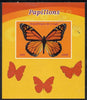 Congo 2015 Butterflies #3 imperf deluxe sheet unmounted mint. Note this item is privately produced and is offered purely on its thematic appeal