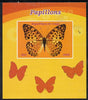 Congo 2015 Butterflies #4 imperf deluxe sheet unmounted mint. Note this item is privately produced and is offered purely on its thematic appeal