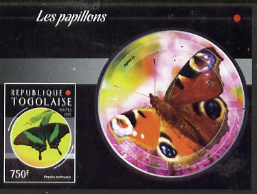 Togo 2015 Butterflies #606 imperf s/sheet unmounted mint. Note this item is privately produced and is offered purely on its thematic appeal