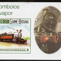 Guinea - Bissau 2015 Steam Trains #8 imperf deluxe sheet unmounted mint. Note this item is privately produced and is offered purely on its thematic appeal