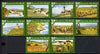 Match Box Labels - complete set of 10 Vineyards of the World, superb unused condition (Cornish Match Co)