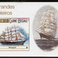 Guinea - Bissau 2015 Sailing,Ships #1 imperf deluxe sheet unmounted mint. Note this item is privately produced and is offered purely on its thematic appeal