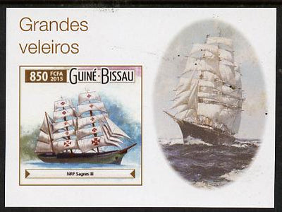 Guinea - Bissau 2015 Sailing,Ships #1 imperf deluxe sheet unmounted mint. Note this item is privately produced and is offered purely on its thematic appeal