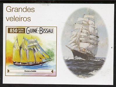 Guinea - Bissau 2015 Sailing,Ships #3 imperf deluxe sheet unmounted mint. Note this item is privately produced and is offered purely on its thematic appeal