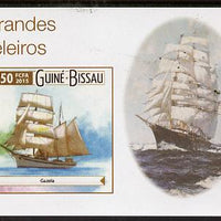 Guinea - Bissau 2015 Sailing,Ships #4 imperf deluxe sheet unmounted mint. Note this item is privately produced and is offered purely on its thematic appeal