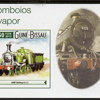 Guinea - Bissau 2015 Steam Trains #7 imperf deluxe sheet unmounted mint. Note this item is privately produced and is offered purely on its thematic appeal