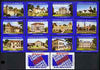 Match Box Labels - complete set of 12+2 Chateaux of Bordeaux, superb unused condition (Cornish Match Co for Roberts & Arthur Cooper)