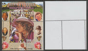 Mongolia 2007 Tenth Death Anniversary of Princess Diana 300f m/sheet #11 perforated with wrong perf pattern unmounted mint (Churchill, Kennedy, Mandela, Roosevelt, Pope & Butterflies in background)