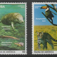 Cuba 2016 American Fauna perf set of 4 unmounted mint