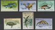 Cuba 2013 Prehistoric Reptiles perf set of 6 unmounted mint SG 5809-14