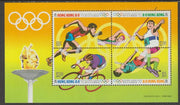 Hong Kong 1992 Barcelona Olympic Games perf m/sheet containing 4 values unmounted mint, SG MS 700