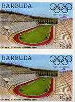 Barbuda 1984 Olympic Games $1.50 imperforate pair unmounted mint, as SG 731