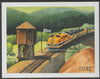 Bhutan 1999 Trains 80n perf m/sheet (Great Northern Diesel,Electric USA) unmounted mint, SG MS 1328b
