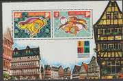Singapore 1999 IBRA Stamp Exhibition perf sheetlet containing 2 values unmounted mint, SG MS 985