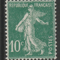 France 1920 Sower 10c green unmounted nint SG 381