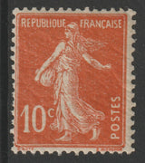 France 1907 Sower 10c red unmounted nint SG 333