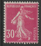 France 1920 Sower 30c cerise unmounted nint SG 382a
