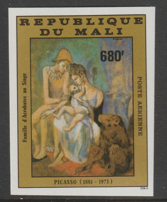 Mali 1983 Tenth Death Anniversary of Pablo Picasso imperf from limited printing unmounted mint, as SG 966