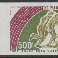 Mali 1987 Seoul Olympic Games - 500f Football imperf from limited printing unmounted mint, as SG 1122