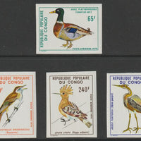 Congo 1978 Birds imperf set of 4 from limited printing unmounted mint as SG 616-9